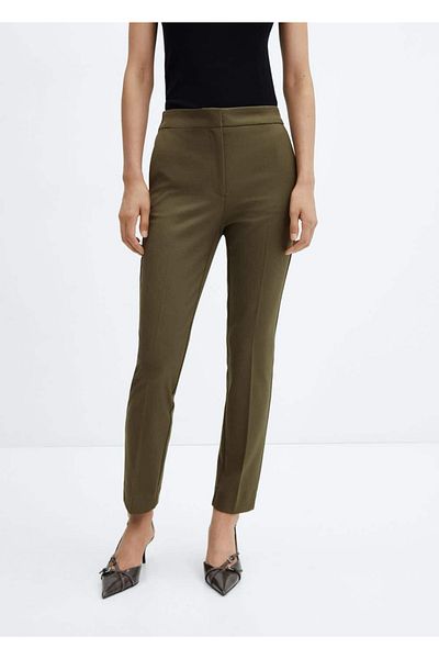 MANGO Woman Mid-Waisted Skinny Pants