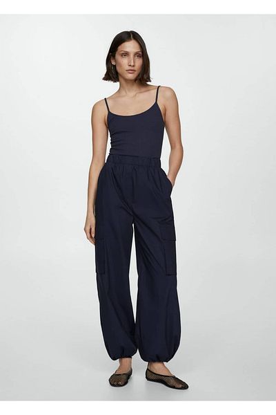 MANGO Woman Parachute Overalls with Straps