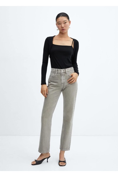 MANGO Woman Комплект памучна тениска и болеро