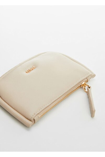 MANGO Woman Kapitoneli bozuk para cüzdanı