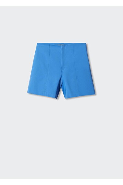 MANGO Woman Yüksek belli düz kesim şort