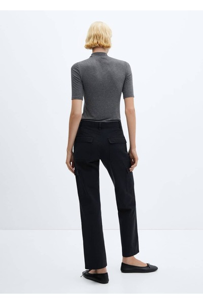 MANGO Woman Cargo jeans with pockets