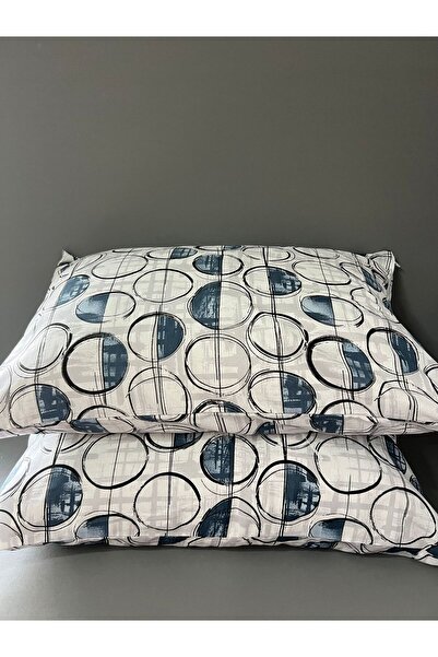 mihriban مجموعة من 2 كيس وسادة بنمط هندسي مقاس 50x70 سم