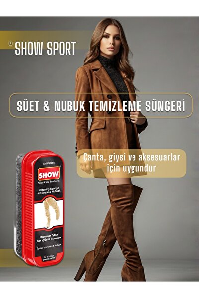 SHOW Sport Süet & Nubuk Ayakkabı Temizleme Süngeri