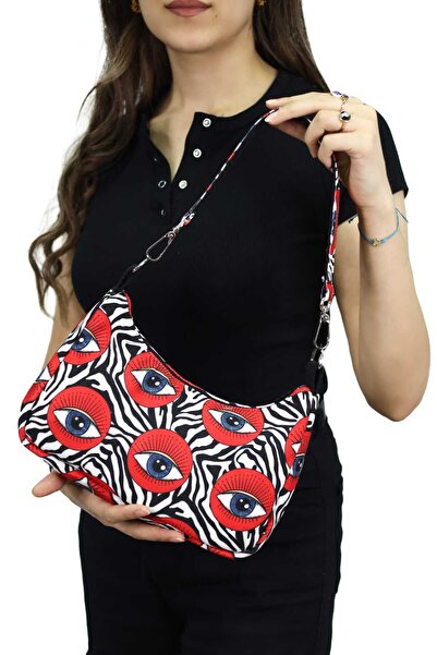 BUSRAKAZANCDESİGN Kadın Askılı Baget Kol El Omuz Çapraz Baget Çanta