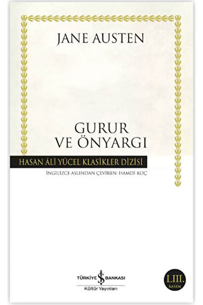TÜRKİYE İŞ BANKASI KÜLTÜR YAYINLARI Gurur ve Önyargı Jane Austen Edebiyat, Ha...