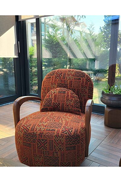 DUKA HOME Duka Koltuk Kollu Tekli Koltuk, Balkon, Ofis, Otel, Güzellik Merkezi, Çay Seti Berjer