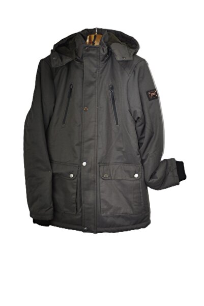 elma abone معطف شتوي بغطاء للرأس من القماش للموسم الجديد مع ميبلون من الداخل