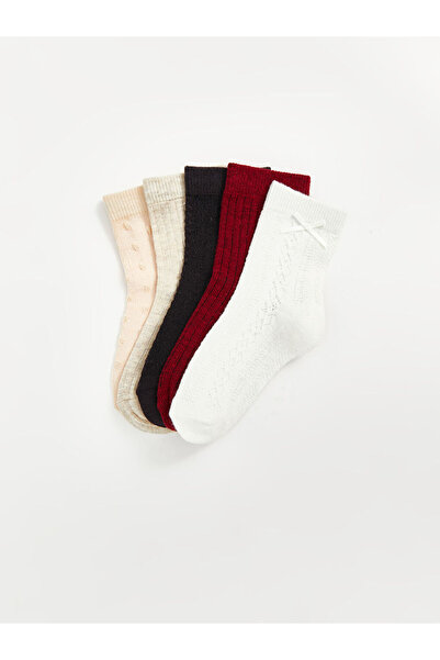 LC Waikiki Create Your Style with Uzg Store |   Patterned Baby Girl Socks, Pack of 5