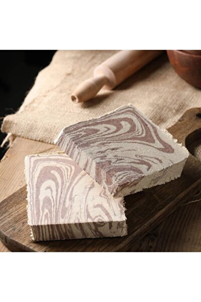 Moss Tahini Halva with Cocoa, Produced on Wood Fire with Local Sesame, Glucos...