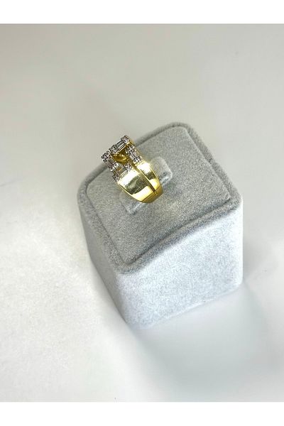 Store 316L Surgical Steel Leyla Ring - Gold Plated, Tarnish Free & Allergy Free Guaranteed