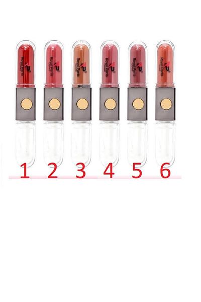 Royal paris Lip Gloss & Oil -Permanent Glossy Lipstick-Double Sided No:6