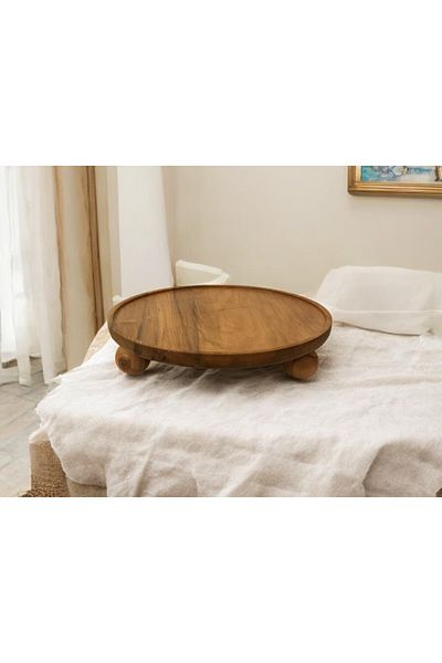 zagorwood عرض خشبي مع قاعدة كروية، حامل كعكة الكيك