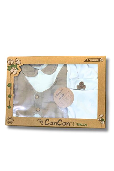 YusGos Organic 5 Piece Muslin Newborn Hospital Discharge Set