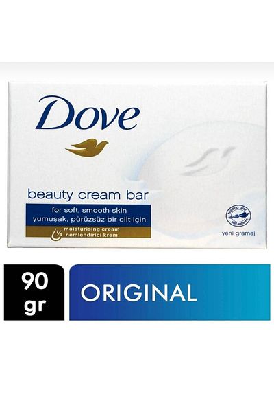 Dove Cream Bar Original Beauty Solid Soap (6 X 90 Grams)
