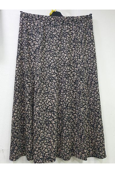 sercan konfeksiyon Women's Fish Model with Elastic Waist Large Size Skirt