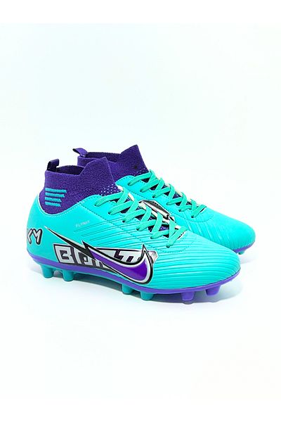 ZSHOES Fotbal de sezon nou - Cizme de fotbal pentru gazon și gazon cu șosete SWossh ZSHOES