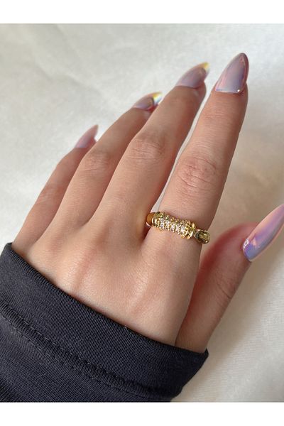 Eylülün Takısı Women's Gold Color Pinterest Model Stone Ring