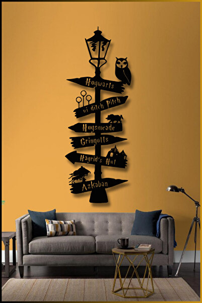 vogards Harry Potter Yönlendirme Tabelası Metal Tablo
