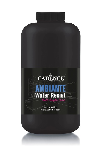 Cadence AMBIENTE SUYA DAY. AKR. BOYA AW-24 SİYAH 2000ML + KATALİZÖR 80GR