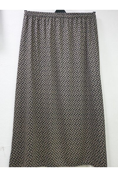 sercan konfeksiyon KADIN DURU TEK PARÇALI  BELİ LASTİKLİ BÜYÜK BEDEN ETEK