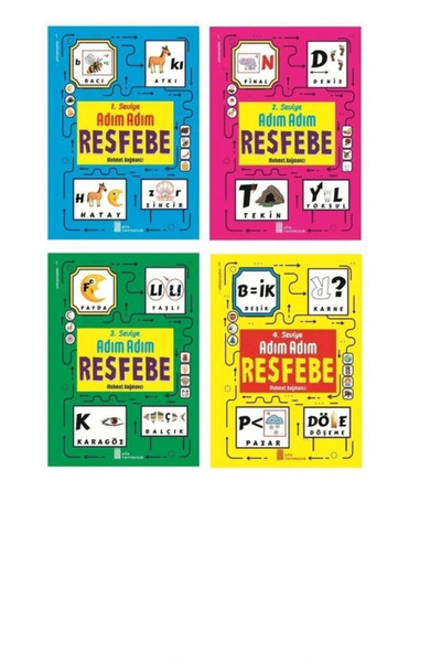 Ata Yayıncılık Ata Adım Adım Resfebe Seti (seviye 1-2-3-4)