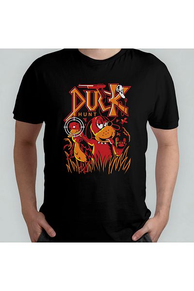 Pixxa Μπλουζάκι Duck Hunt Crew Neck 100% βαμβακερό - Μοντέλο 1