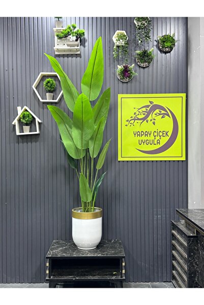 İremÇiçekçilik Yapay Çiçek Uygula Yapay Ağaç Salon Çiçeği 12 Yaprak 170 Cm Starlice