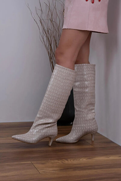 Noe Agent Bej Kroko Çizme