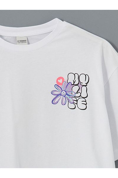 LC Waikiki Tricou pentru fete LCW Kids Crew Deck
