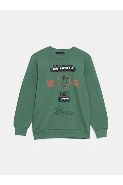 LC Waikiki Lcw Kids Crew Neck Printed Boys Sweatshirt