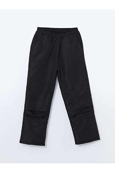 LC Waikiki Black Elastic Waist Girls' Ski Pants