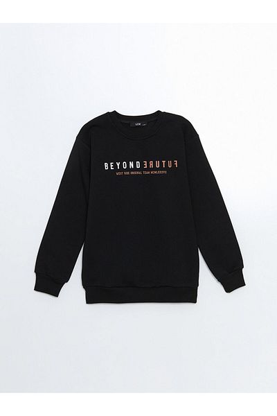LC Waikiki Lcw Crew Neck Printed Boys' Sweatshirt