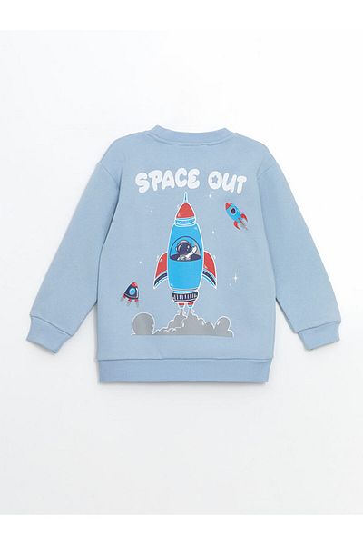LC Waikiki Lcw Crew Neck Printed Boys' Sweatshirt