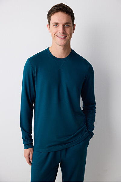 Penti Koyu Yeşil Jogger Pantolon Pijama Takımı