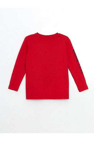 LC Waikiki Crew Neck Printed Boy's T-Shirt