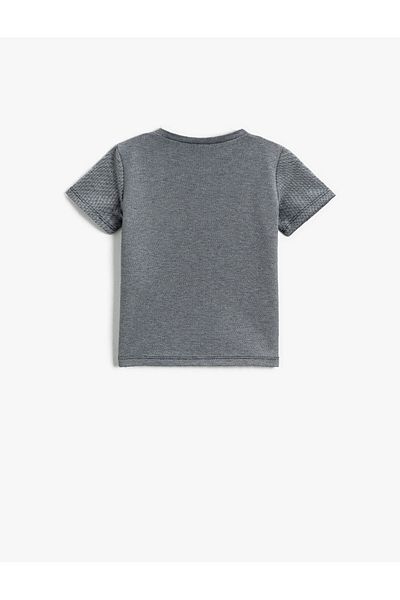 Koton Slogan Printed Short Sleeve T-Shirt