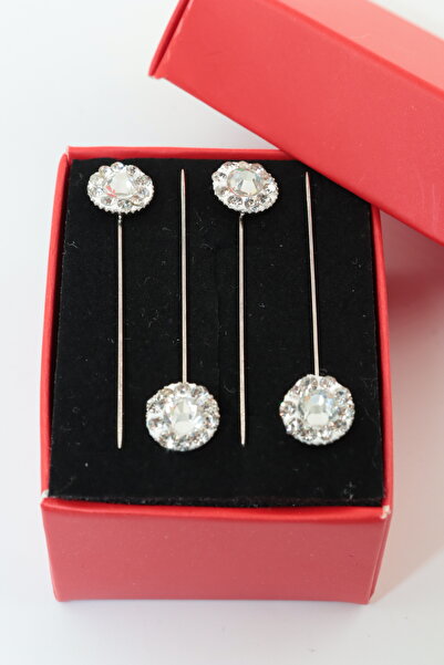 NUMETAL 4 ace rotunde pentru eșarfe și șaluri. Clip pentru eșarfă. Agrafă pen...