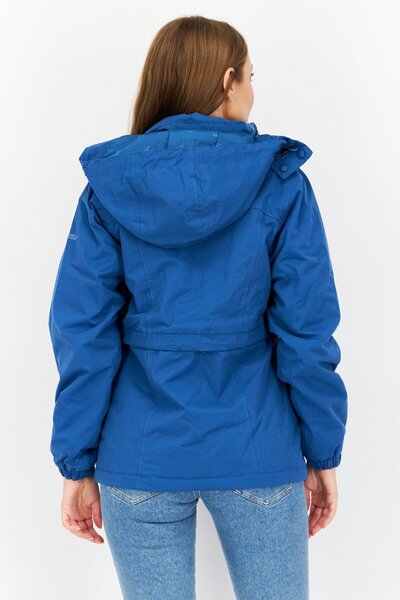 Trespass Women Plain Hooded Jacket, Blue