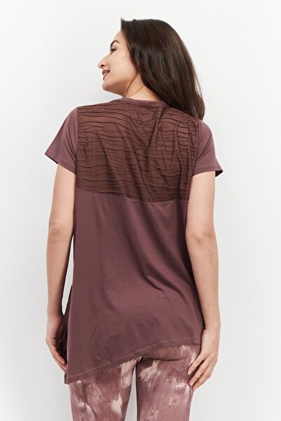 Puma Women Oversized Fit Short Sleeve Top, Brown