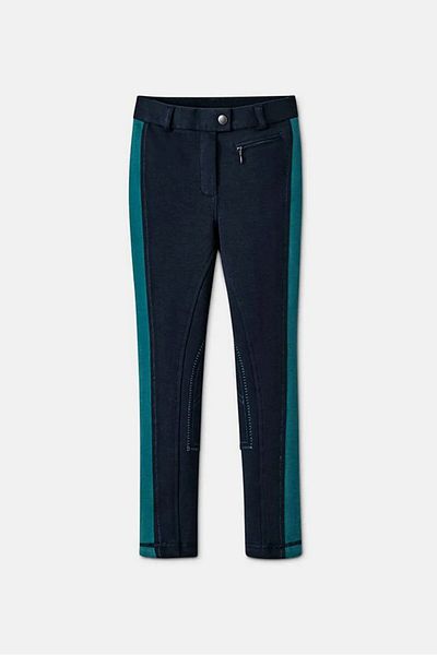 Tchibo Kids Girls Belt Loop Pants, Navy