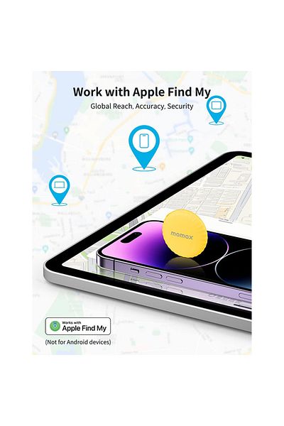 Momax  PinTag Find My Tracker - Yellow