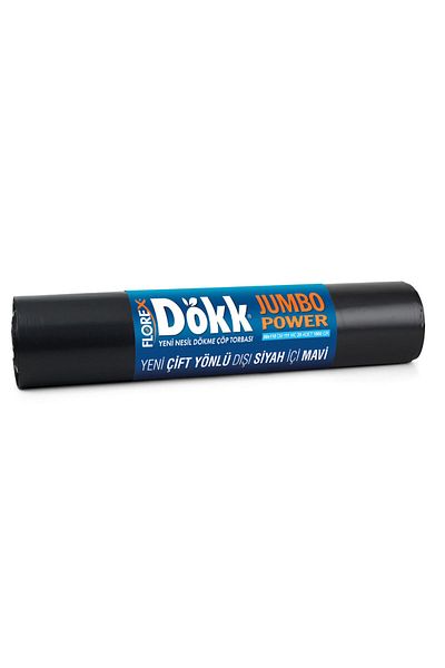 Florex New Generation 7 Roll Florex Cast Trash Bag - Jumbo Power V Fold - 519