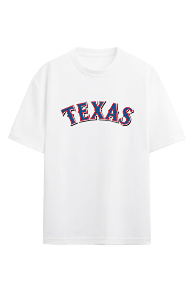 BA Sportswear Texas Rangers Mlb Baseball League Oversize T-Shirt