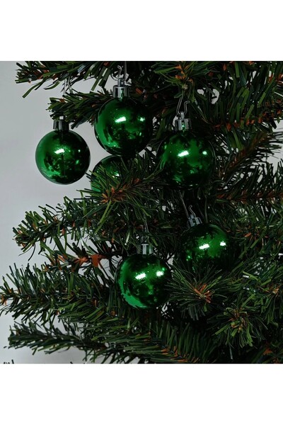 Bkmc Bile de decorare pentru copac 6 piese Ornament pentru copac de Crăciun