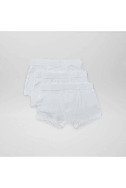 KIABI مجموعة من 3 أزواج من السراويل الداخلية باللون الأبيض