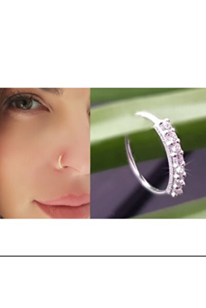 Takıkraliyeti 925 ayar Gümüş 7 taşlı halka hızma