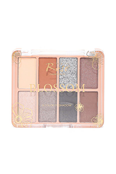 Roesıa Rose Cosmetics Rose New Blossom 8'li Göz Farı - New Eyeshadows