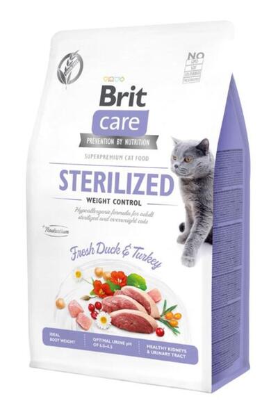 Brit Care Hypo-Allergenic Ördekli Tahılsız Kısırlaştırılmış Kedi Maması 7 kg