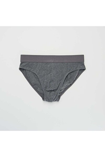 KIABI مجموعة من 3 سراويل داخلية بتصميم صديق للبيئة DARK_GREY